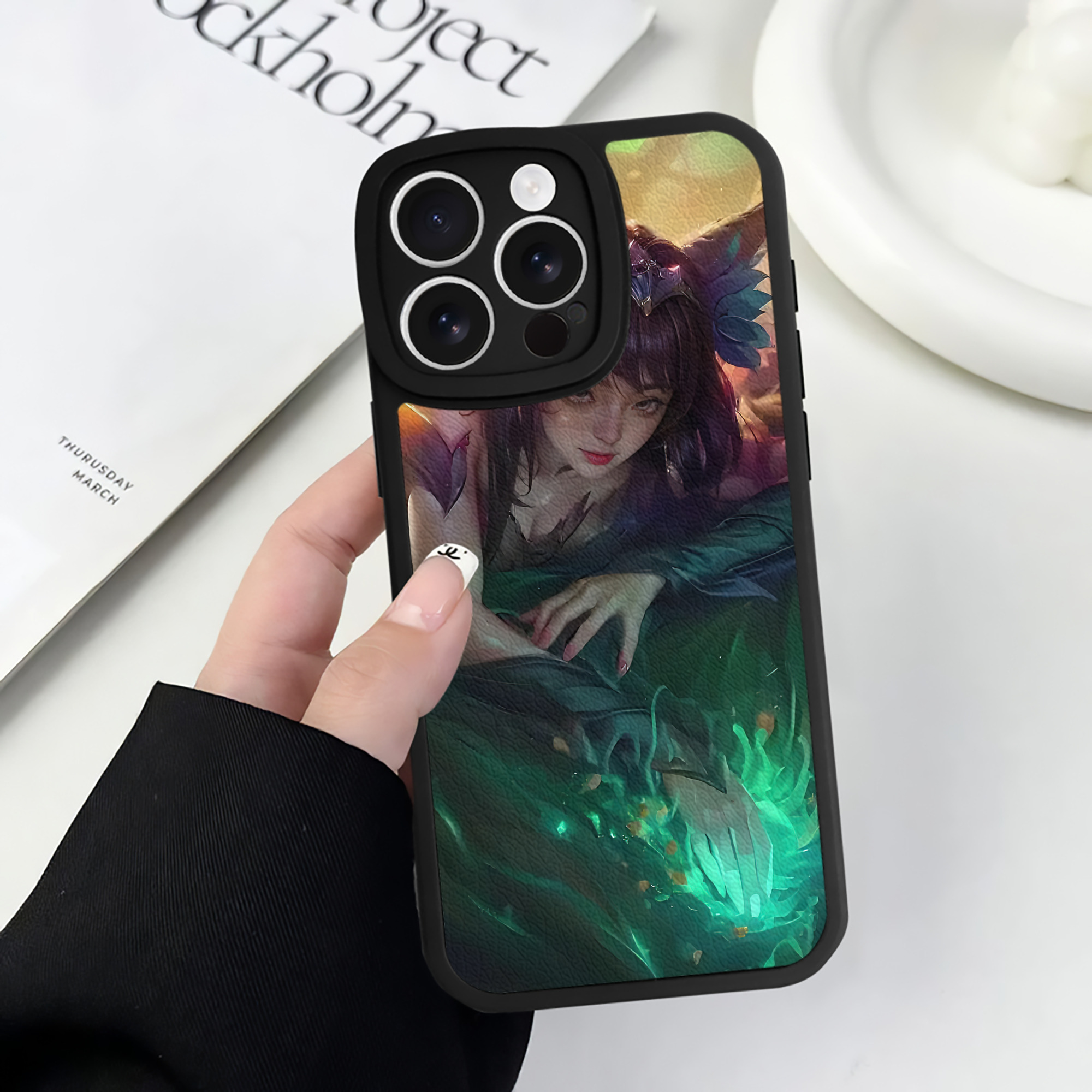 リーグ・オブ・レジェンド League of Legends LOL 【iPhone 16シリーズ対応】シリコンスマホケース（レザー調） 材質：シリコン